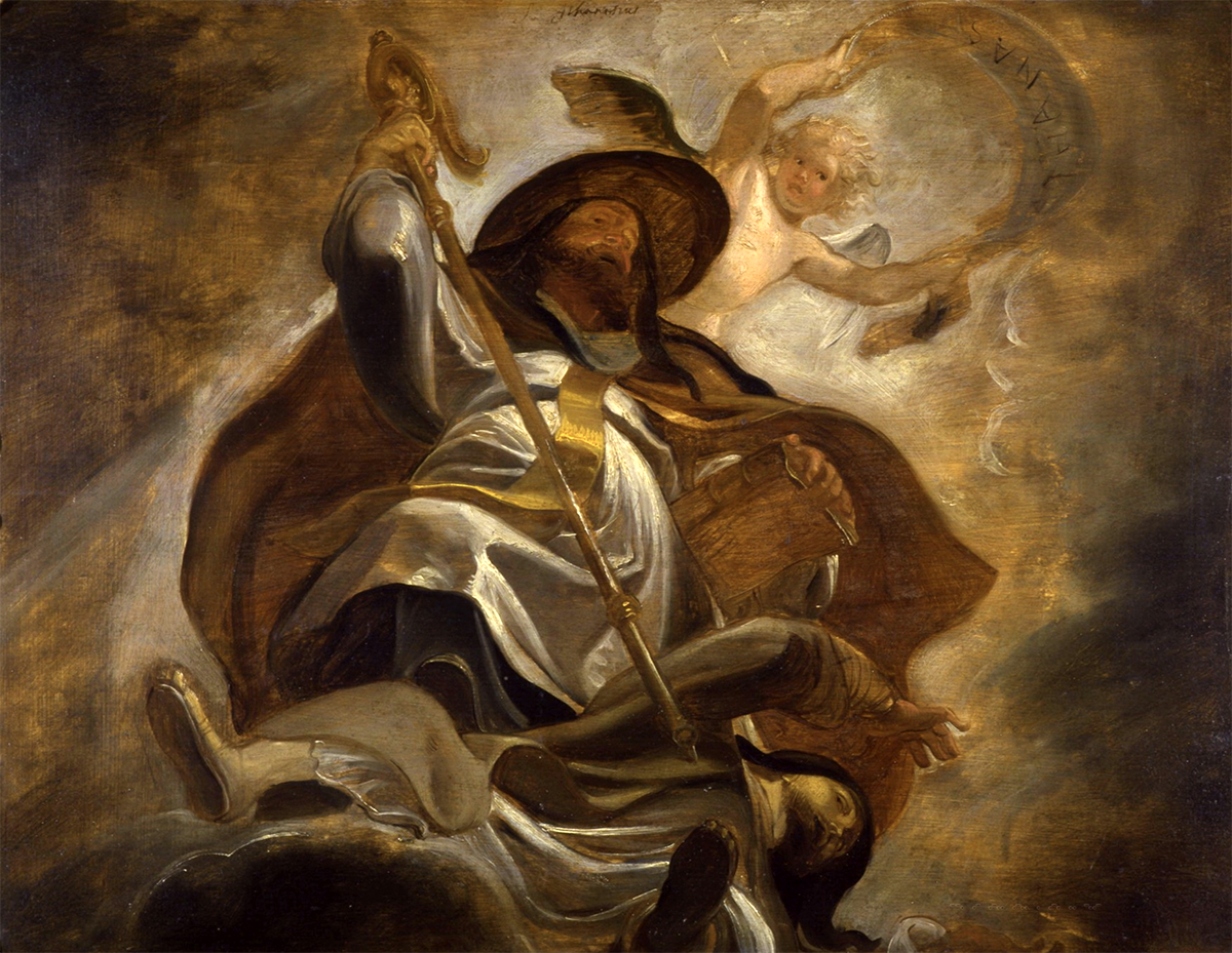 sacred art, arte sacra, Saint Athanasius by Peter Paul Rubens (1577–1640)