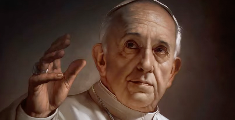 An Official Portrait Of Pope Francis By Roberto Ferri – VIDEO