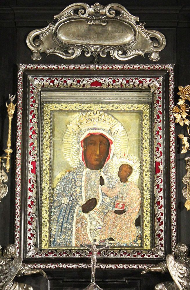sacred art, arte sacra, Black Madonna of Częstochowa Our Lady of Częstochowa
