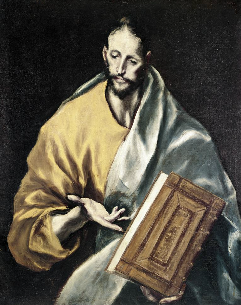 sacred art, arte sacra, Saint James the Less by El Greco (1541–1614)
