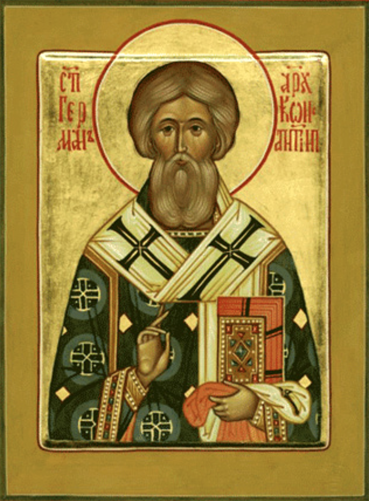 St Germanus I of Constantinople – Contemporary icon painting