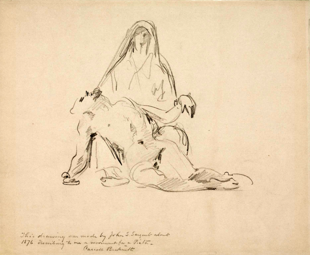 Pietà by John Singer Sargent (1856-1925)